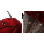 Louis Vuitton Hampstead MM Damier Tote Shoulder Bag Brown TK 41 OH — view 8