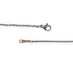 Hermes Bijouterie Fantaisie White Butterfly Coin Necklace Silver — view 4