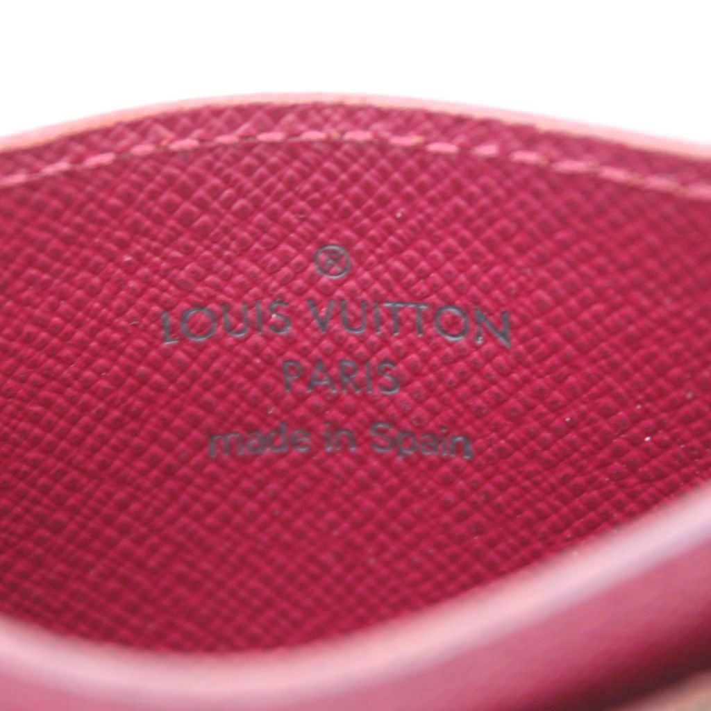 Louis Vuitton Card Holder Sample Case Brown Pink Monogram Pattern RI — view 6