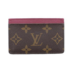 Louis Vuitton Card Holder Sample Case Brown Pink Monogram Pattern RI — view 2
