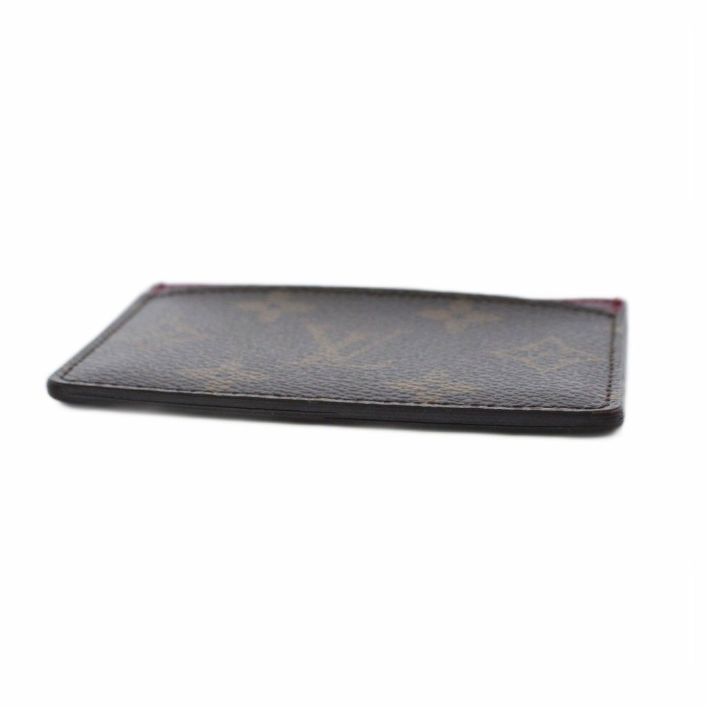 Louis Vuitton Card Holder Sample Case Brown Pink Monogram Pattern RI — view 4