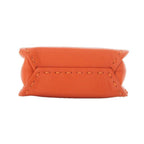 Hermes Sac Orange Bag Charm Strap Leather Agneau Milo RI — view 4