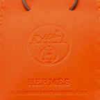 Hermes Sac Orange Bag Charm Strap Leather Agneau Milo RI — view 5