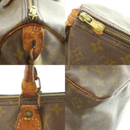 Louis Vuitton Speedy 35 Boston Bag Monogram Pattern Brown — view 8