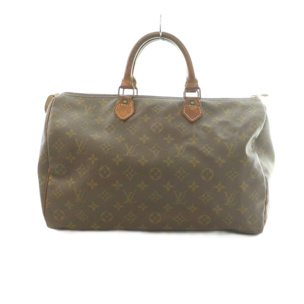 Louis Vuitton Speedy 35 Boston Bag Monogram Pattern Brown — view 2