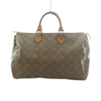 Louis Vuitton Speedy 35 Boston Bag Monogram Pattern Brown