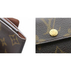 Louis Vuitton Coin Case Wallet Card Brown Snap Button Monogram Pattern RI — view 9