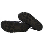 Prada Triangle Logo Raffia Monolith Crochet Cage Sandals 7.5 Black — view 6