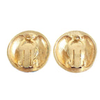 Chanel Large Earrings CC Logo Gold — view 2
