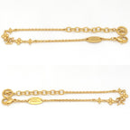 Louis Vuitton Baby Bracelet 15.2 18.7 cm Gold Color Metal LV Initial Monogram — view 3