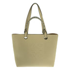 Loewe Anagram Small Leather Tote Light Oats