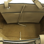 Loewe Anagram Small Leather Tote Light Oats — view 5
