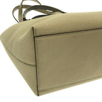 Loewe Anagram Small Leather Tote Light Oats — view 8
