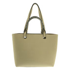 Loewe Anagram Small Leather Tote Light Oats — view 2