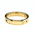 Hermes Ever Herakles Ring YG Yellow Gold Pave Diamond — view 2