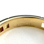 Hermes Ever Herakles Ring YG Yellow Gold Pave Diamond — view 6