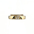 Hermes Ever Herakles Ring YG Yellow Gold Pave Diamond