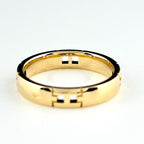 Hermes Ever Herakles Ring YG Yellow Gold Pave Diamond — view 3