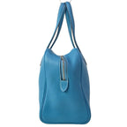 Hermes Shoulder Bag Victoria Tout 35 Blue Jean Silver — view 2
