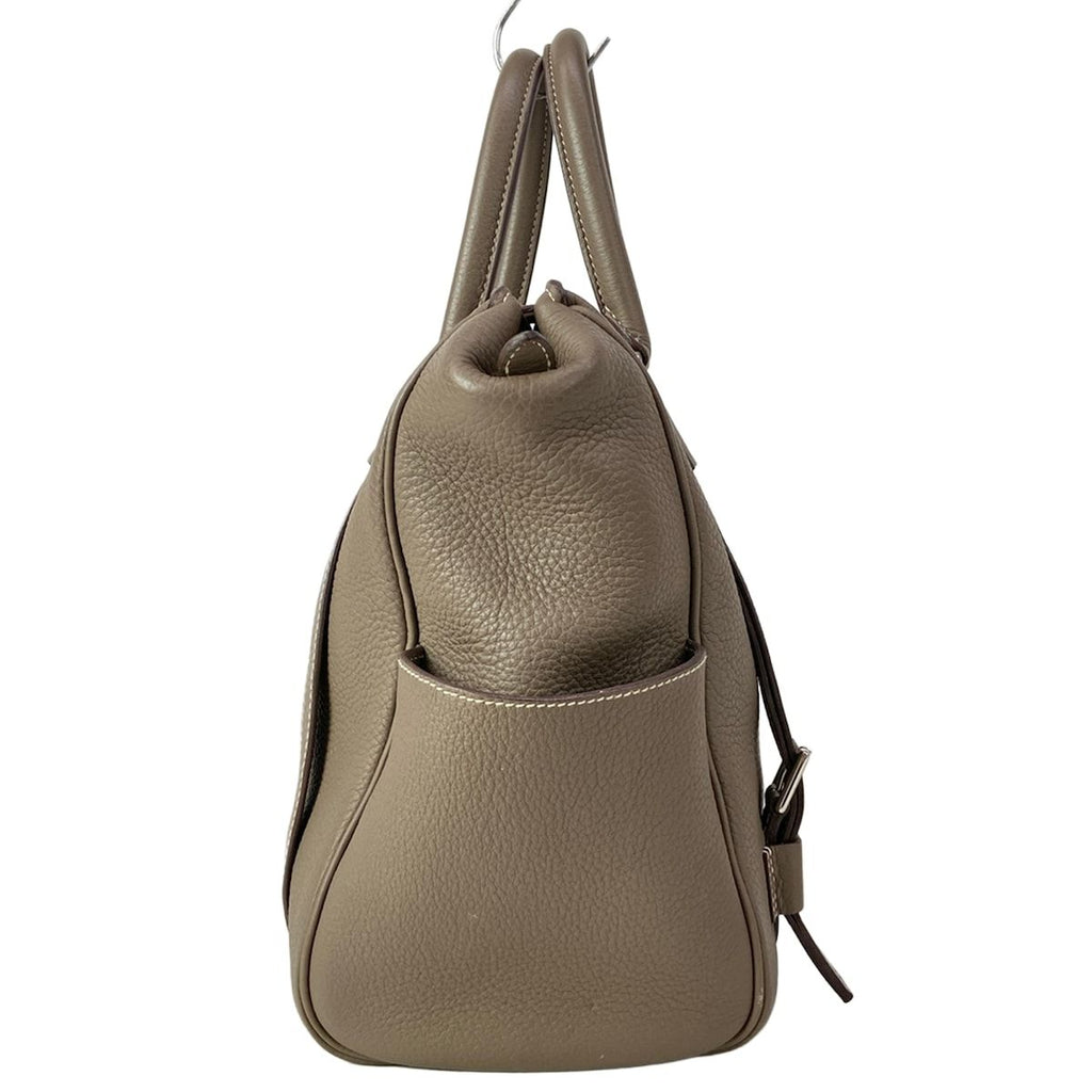 Hermes Handbag Pursangle 31 Etoupe Silver — view 2