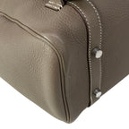 Hermes Handbag Pursangle 31 Etoupe Silver — view 7