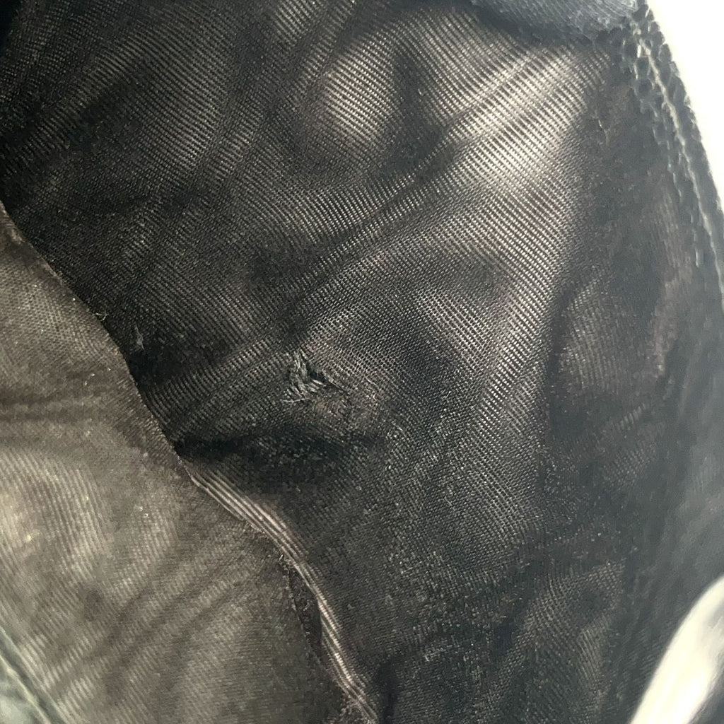 Chanel Caviar Leather CC Logo Hook Fold Wallet Mini Black — view 9