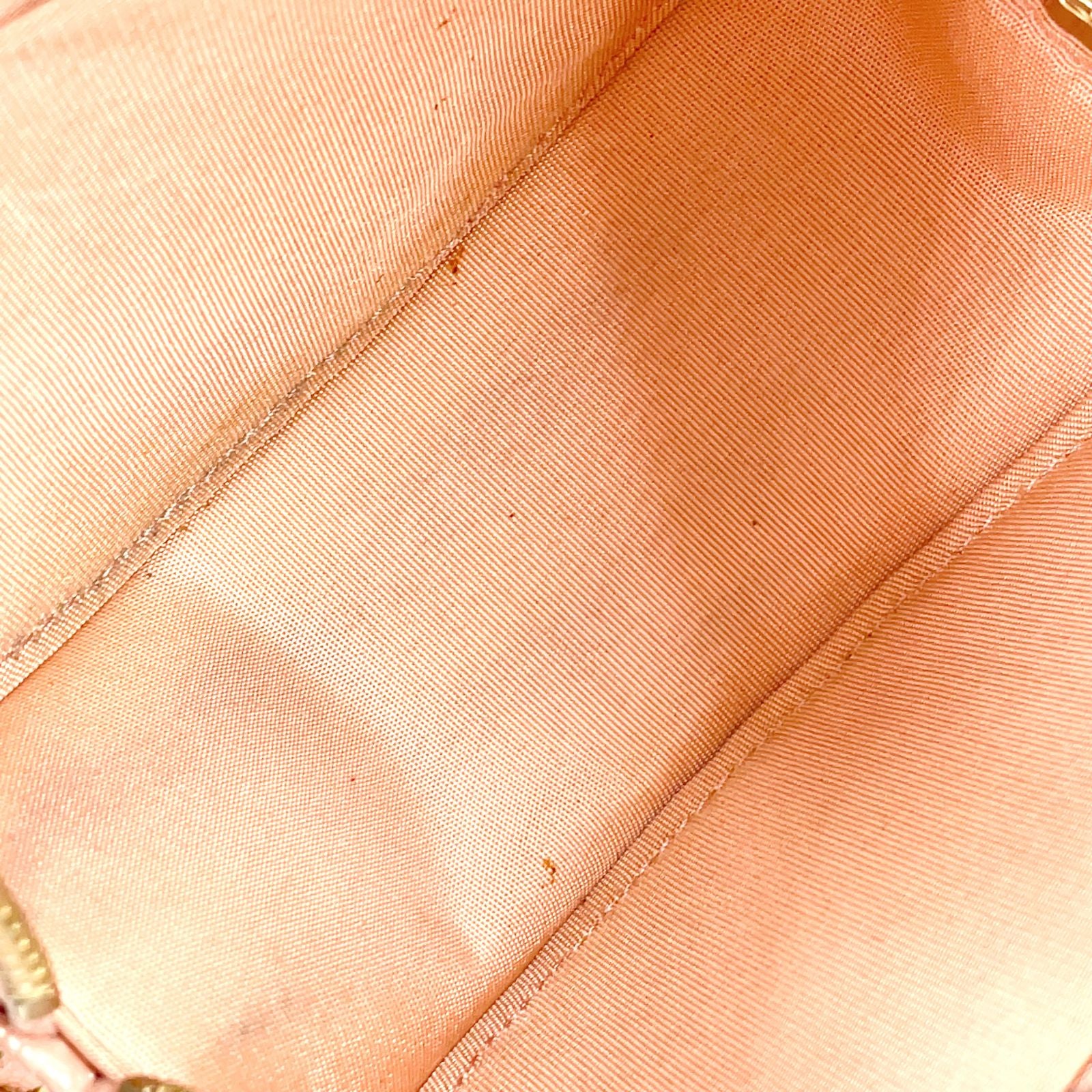 Chanel Caviar Leather Quilted Round Chain Pink Shoulder Bag Gold — view 3