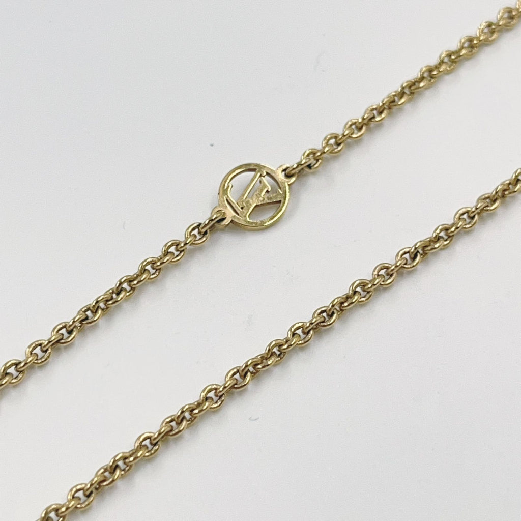 Louis Vuitton Essential Gold Plated Necklace — view 5