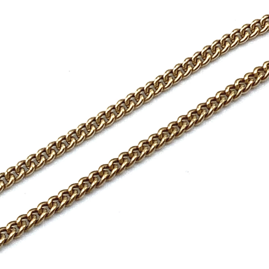Chanel CC Logo Rhinestone Color Stone Clear Gold Necklace — view 9