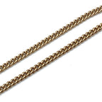 Chanel CC Logo Rhinestone Color Stone Clear Gold Necklace — view 9