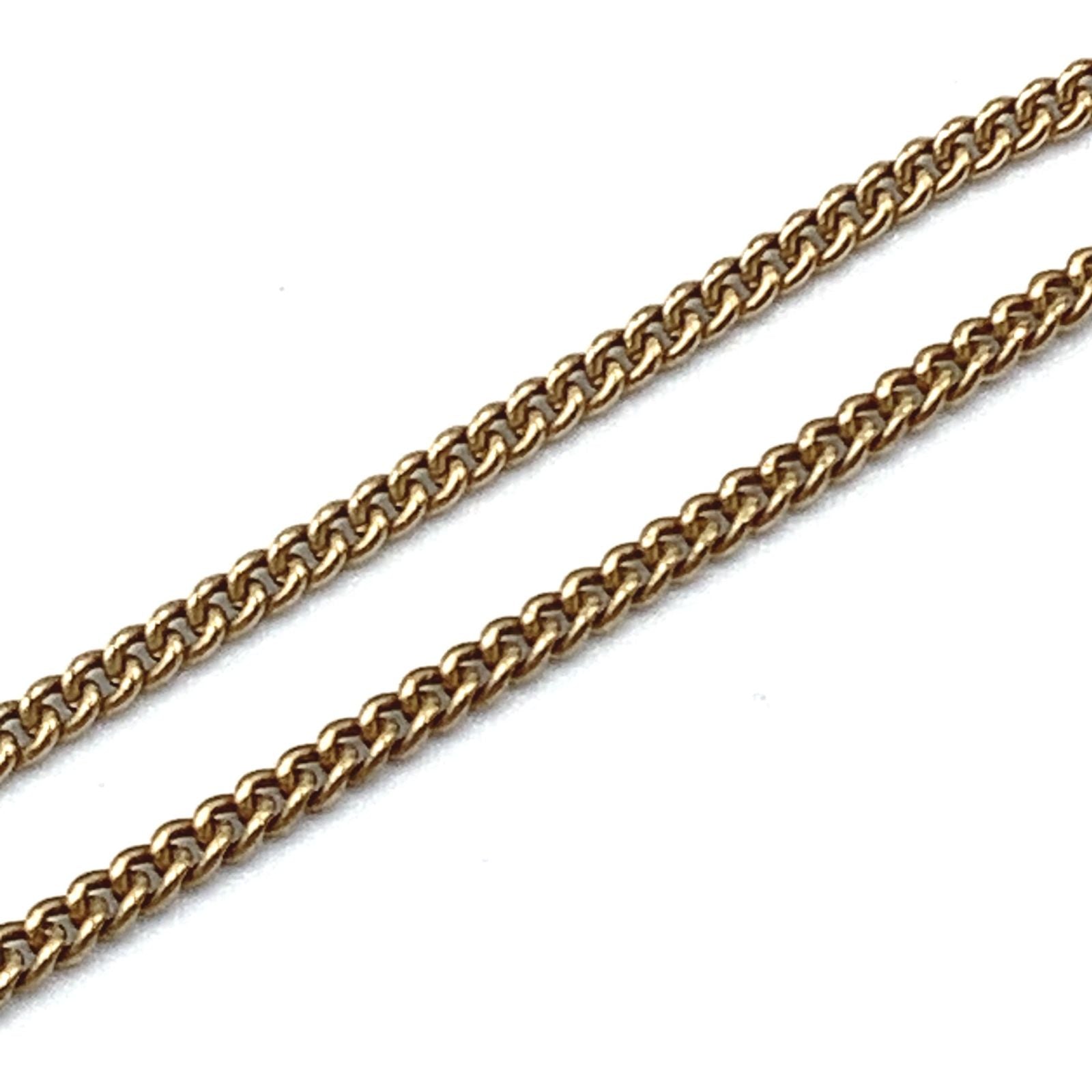 Chanel CC Logo Rhinestone Color Stone Clear Gold Necklace — view 9
