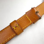 Louis Vuitton Keepall Bandouliere 60 Monogram Leather Brown Boston Bag Gold — view 8