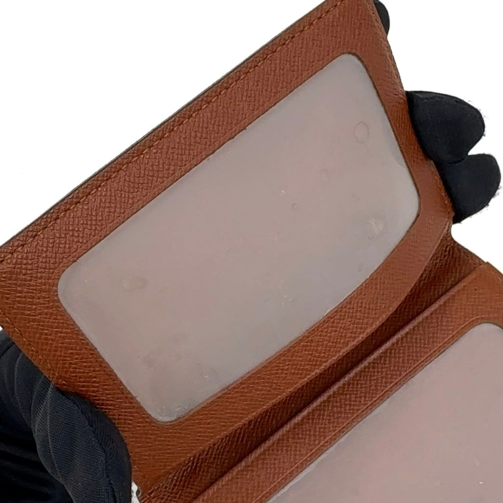 Louis Vuitton Porto 2 Cult Vertical Monogram Leather Brown Card Case — view 7