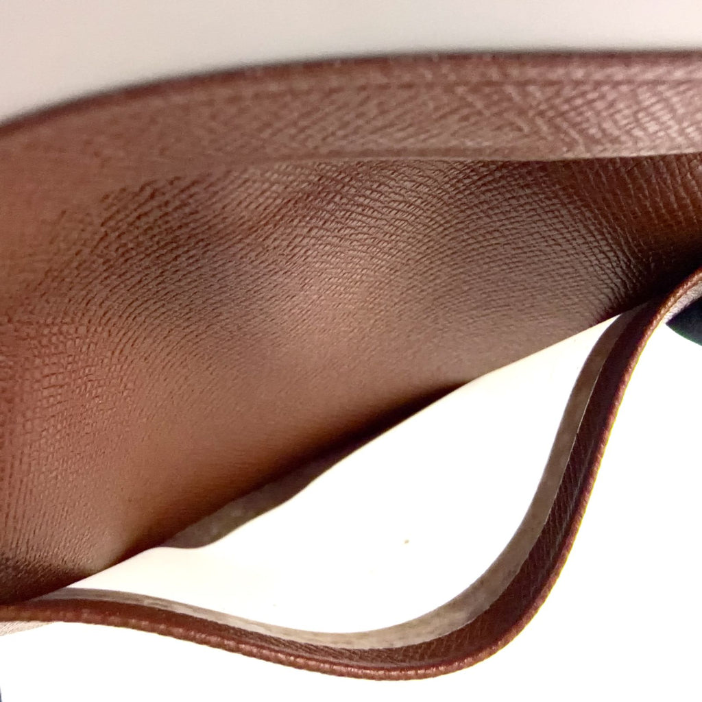 Louis Vuitton Porto 2 Cult Vertical Monogram Leather Brown Card Case — view 5