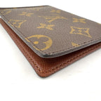Louis Vuitton Porto 2 Cult Vertical Monogram Leather Brown Card Case — view 9