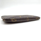 Louis Vuitton Pochette Cles Monogram Leather Brown Coin Case Gold — view 6