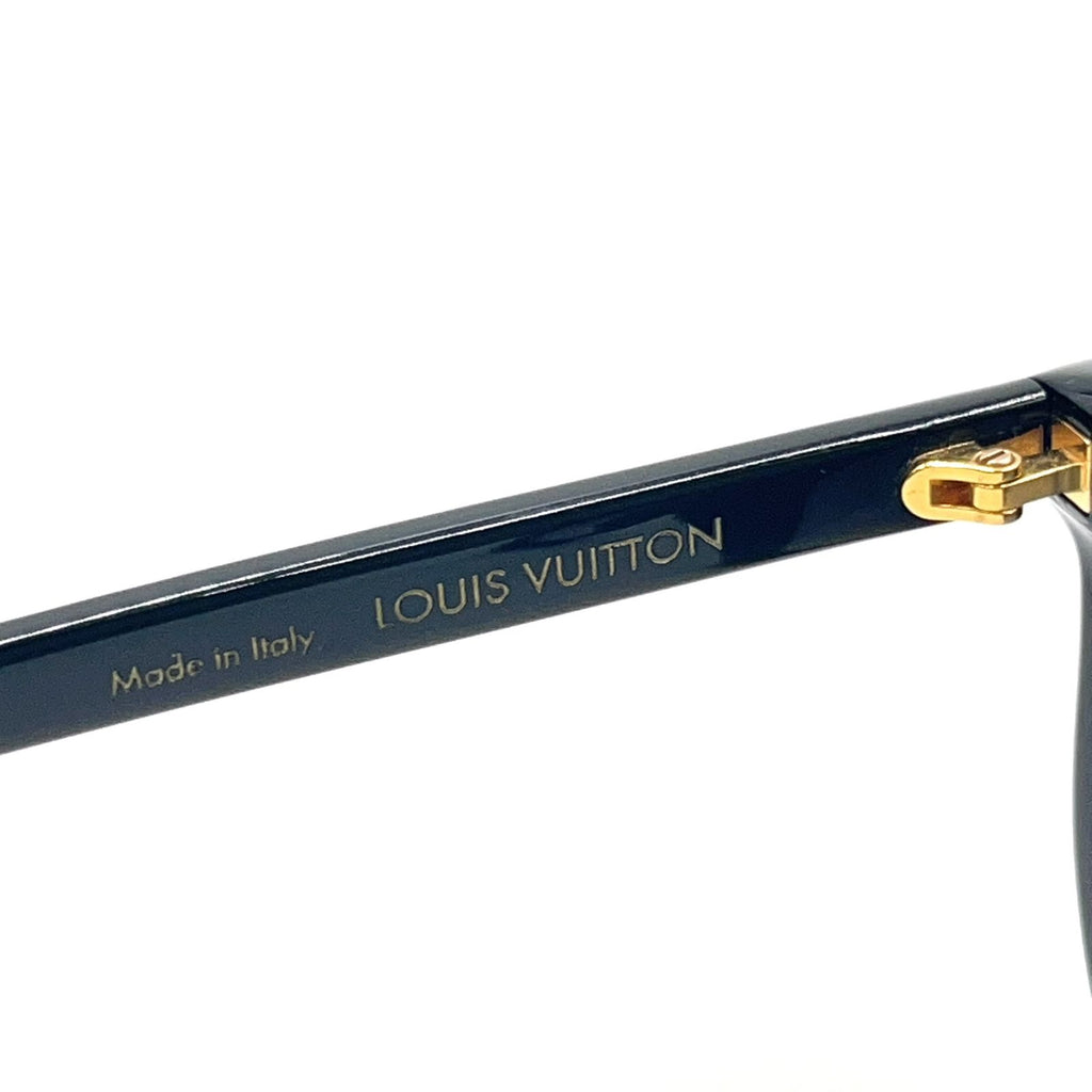 Louis Vuitton My Monogram Light Acetate Metal Gray Black Sunglasses Gold Eyewear — view 3