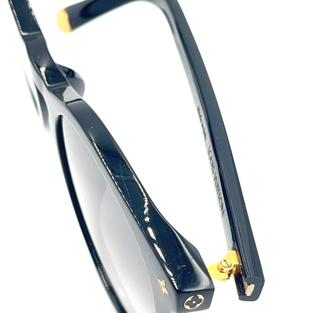Louis Vuitton My Monogram Light Acetate Metal Gray Black Sunglasses Gold Eyewear — view 8