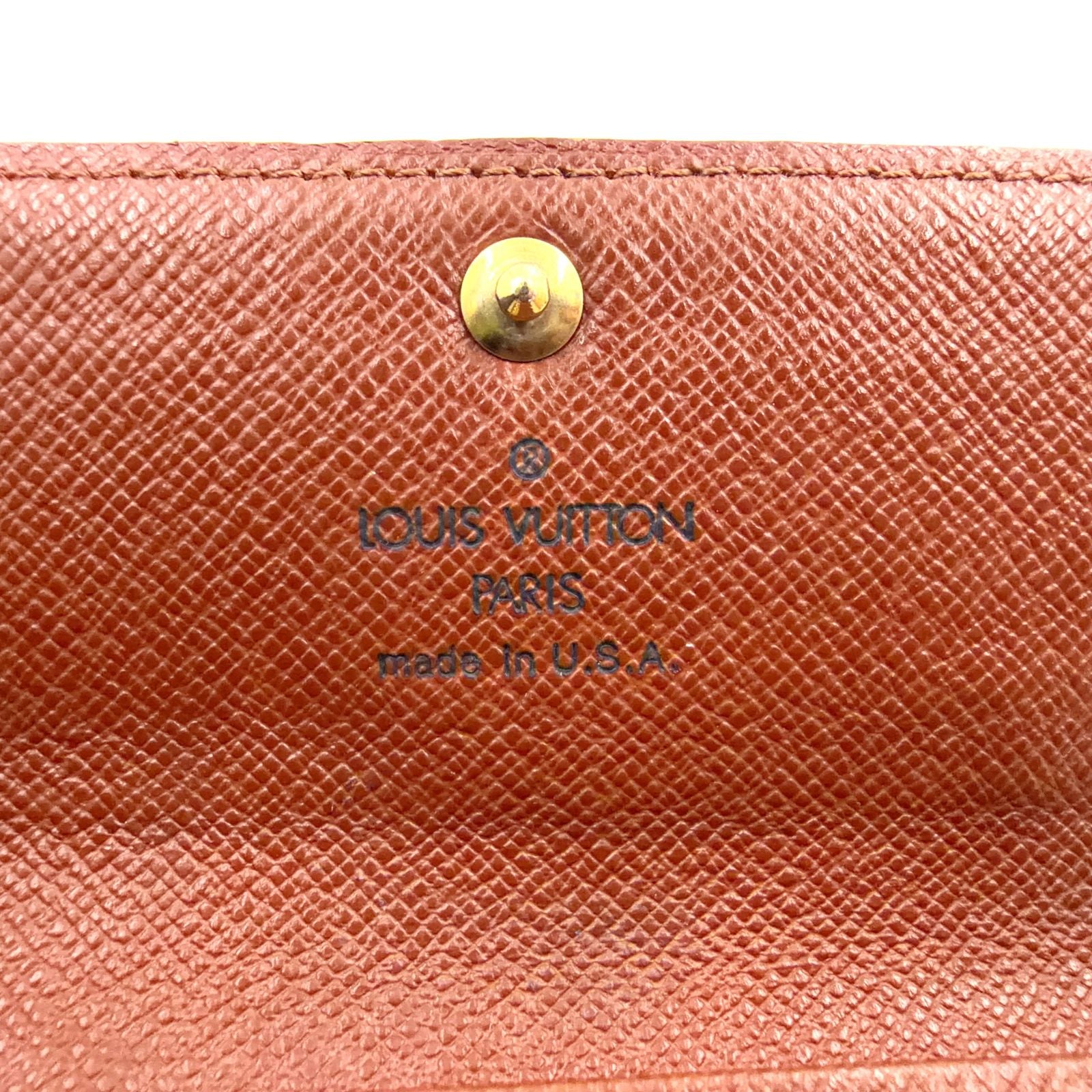 Louis Vuitton Multicles 6 Monogram Leather Brown Key Case Gold Key Holder — view 4