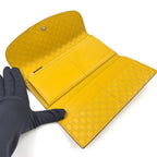 Gucci Micro Guccissima Leather Yellow Trifold Wallet Gold — view 3