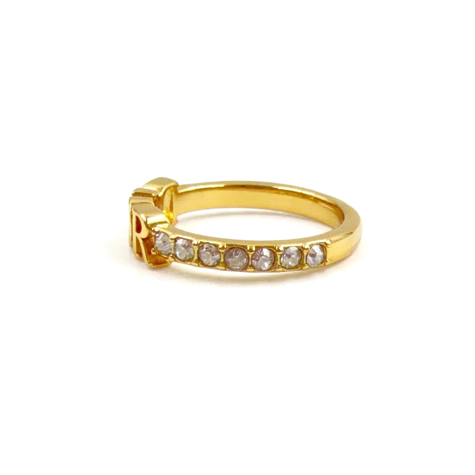 Dior Evolution Color Stone Clear Gold Ring — view 3