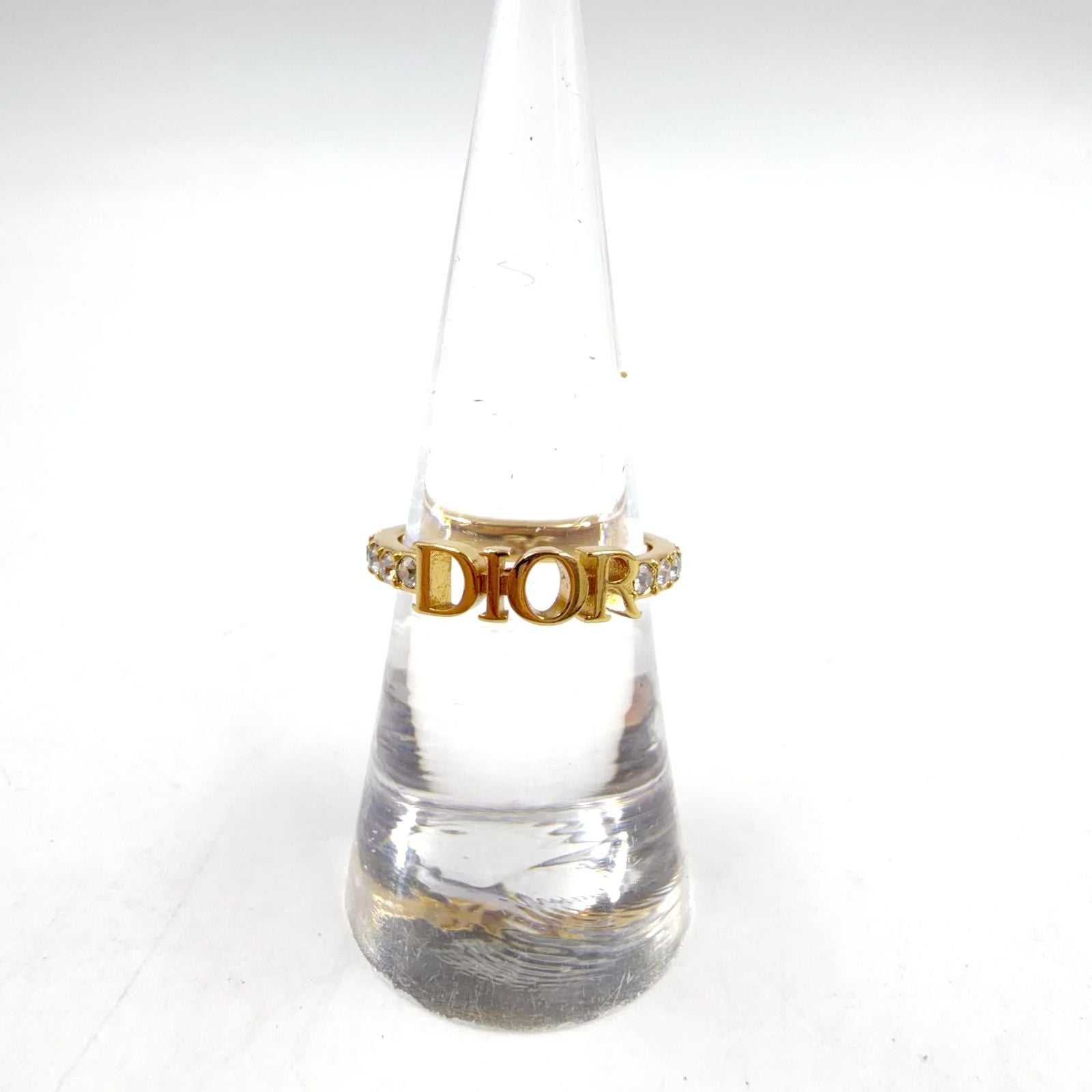 Dior Evolution Color Stone Clear Gold Ring — view 7