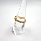 Dior Evolution Color Stone Clear Gold Ring — view 8