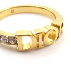 Dior Evolution Color Stone Clear Gold Ring — view 5