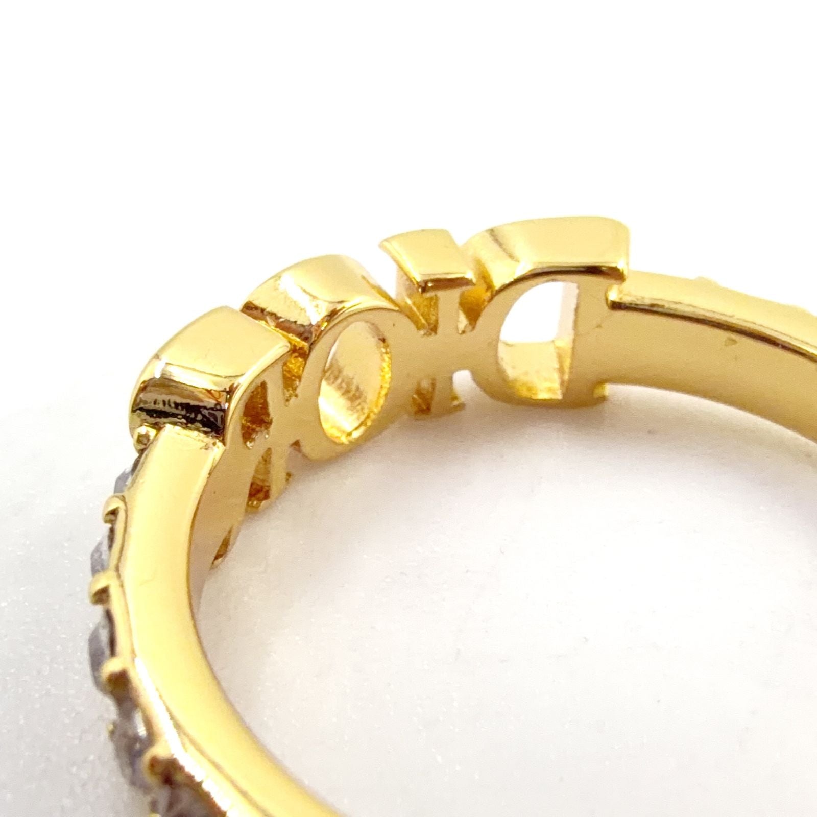 Dior Evolution Color Stone Clear Gold Ring — view 6