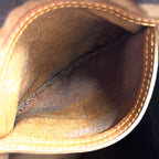 Louis Vuitton Speedy 30 Monogram Leather Brown Handbag Gold — view 7