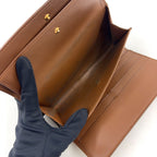 Louis Vuitton Porto Tresor International Monogram Vernis Leather Enamel Brown — view 7