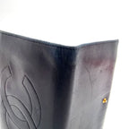 Chanel CC Logo Lambskin Black Bifold Wallet Gold — view 7