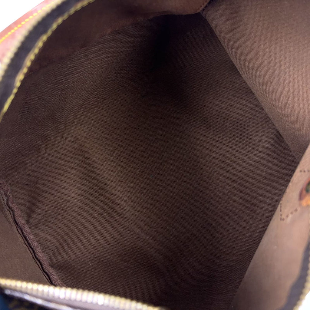 Louis Vuitton Speedy 30 Monogram Leather Brown Handbag Gold — view 3