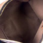 Louis Vuitton Speedy 30 Monogram Leather Brown Handbag Gold — view 3